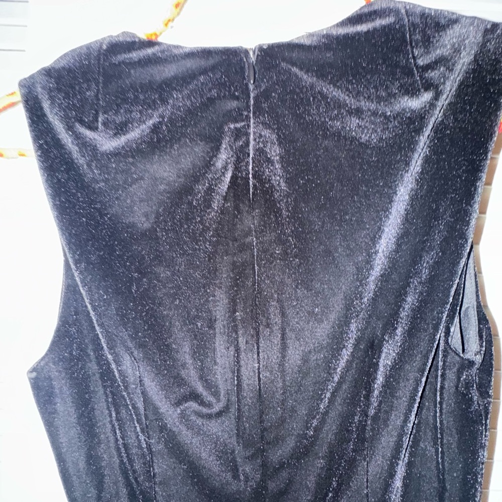 Velvet Square Neck Dress - image 4